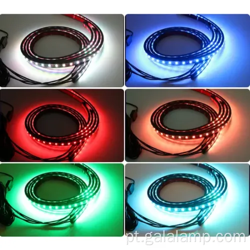 Luzes de tira LED controladas por aplicativos para personalização automotiva